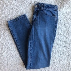 Club Monaco High Rise Straight Jeans